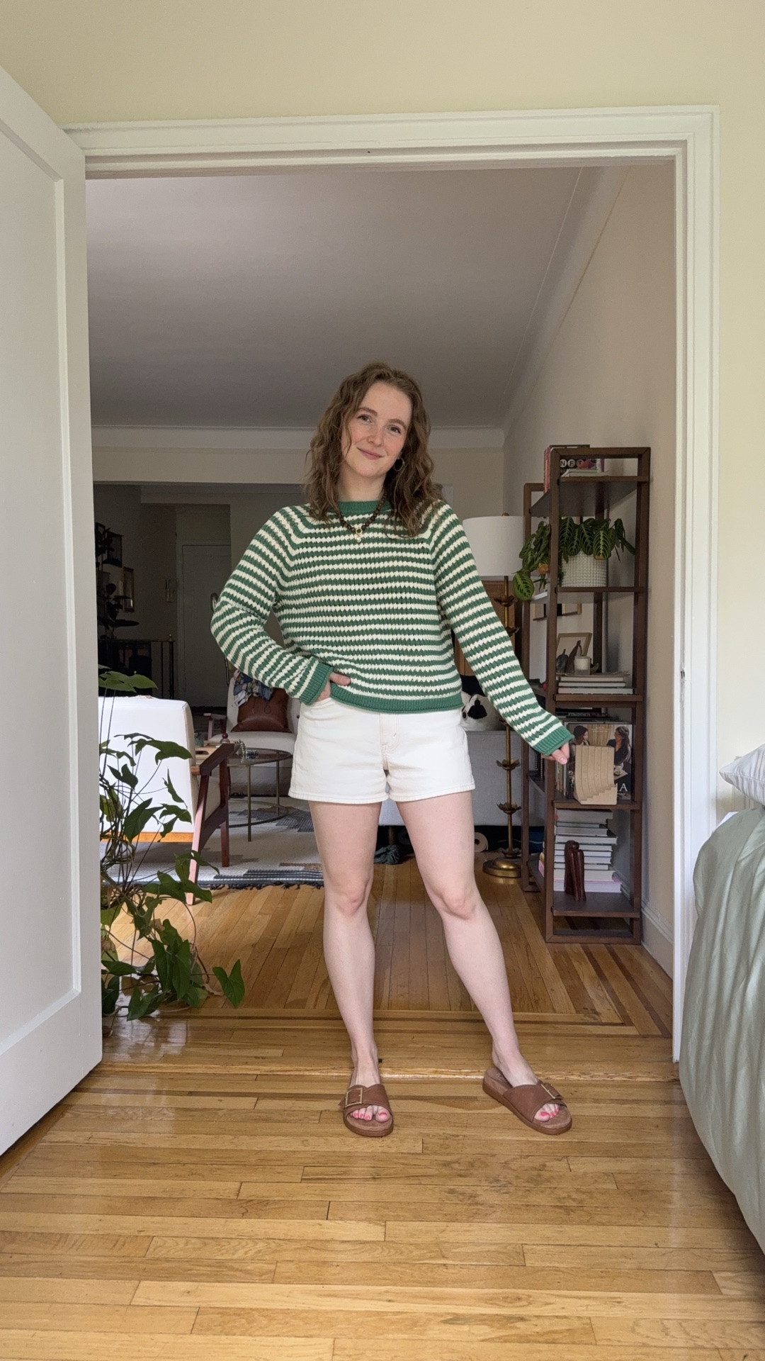 Abercrombie stackable sale outfit! Code AFSUMMER My favorite shorts are back & pair so well with this cotton sweater.   Size 25 shorts xs sweater

#LTKPetite #LTKSaleAlert