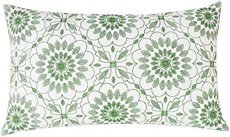 SLOW COW Linen Embroidery Rectangular Pillow Cover Pillowcase Decorative Lumbar Throw Pillow Cover f | Amazon (US)