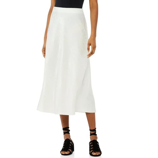 Scoop Women’s Midi Slip Skirt | Walmart (US)