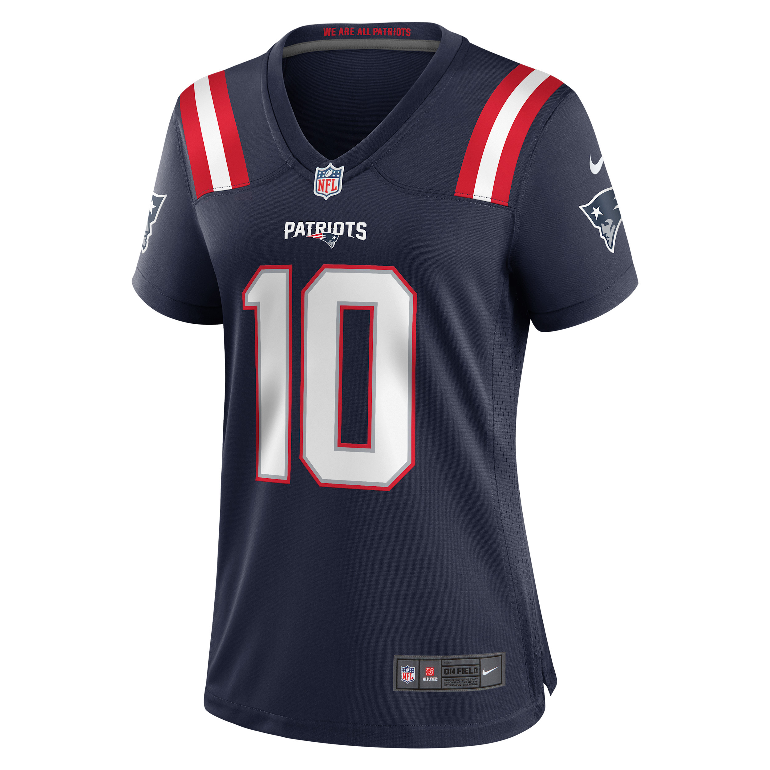 Drake Maye New England Patriots Nike Women's NFL Game Jersey in Blue | 67NWNPGH8KF-XZ7 | Nike (US)