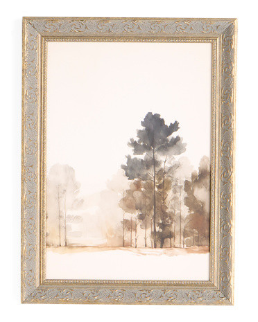 12X16 Shadowy Trees Framed Wall Art | TJ Maxx