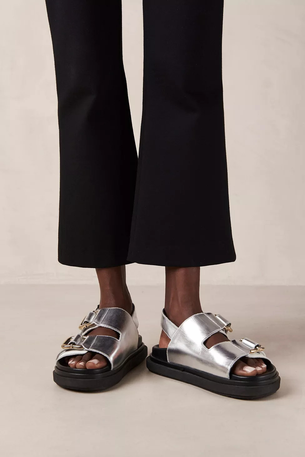 ALOHAS Harper Leather Slingback Buckled Sandal | Urban Outfitters (US and RoW)