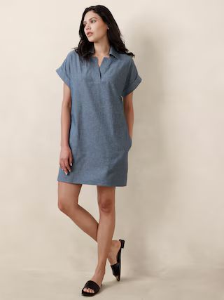 Chambray Mini Dress | Banana Republic Factory