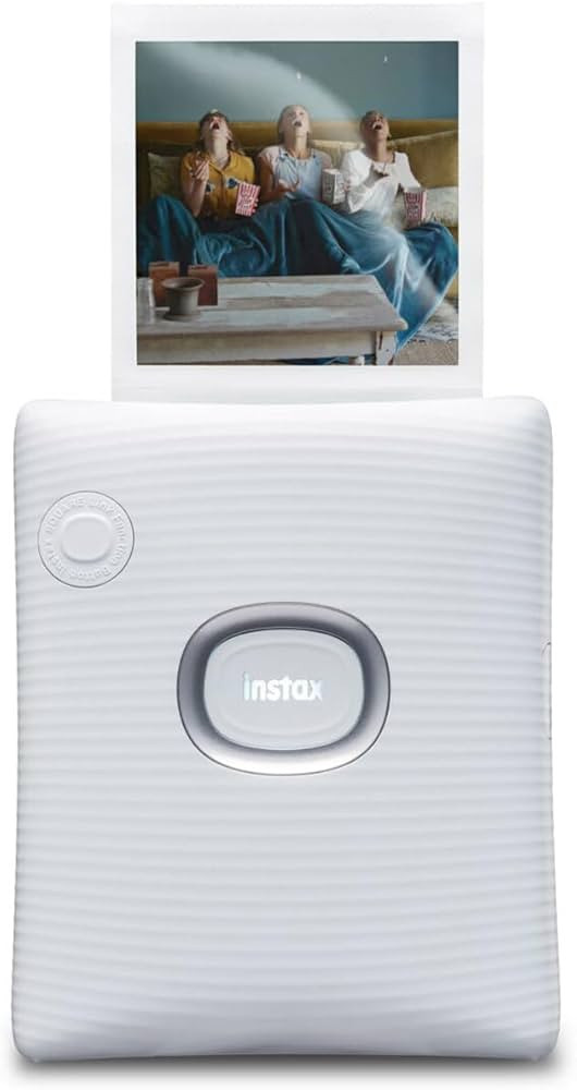 Fujifilm Instax Square Link Smartphone Printer- Ash White | Amazon (US)