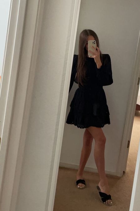 mini black dress inspo ✔️ #ootd #style #fashion #clothing #inspo #cute #dress #blackdress 

#LTKGiftGuide #LTKbeauty #LTKstyletip