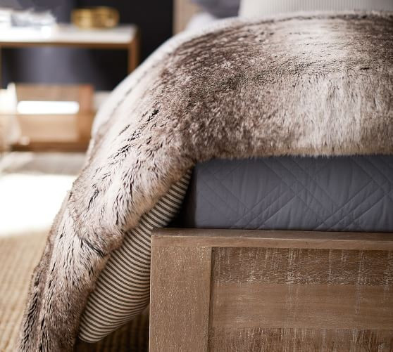 Faux Fur Ombre Throws | Pottery Barn (US)