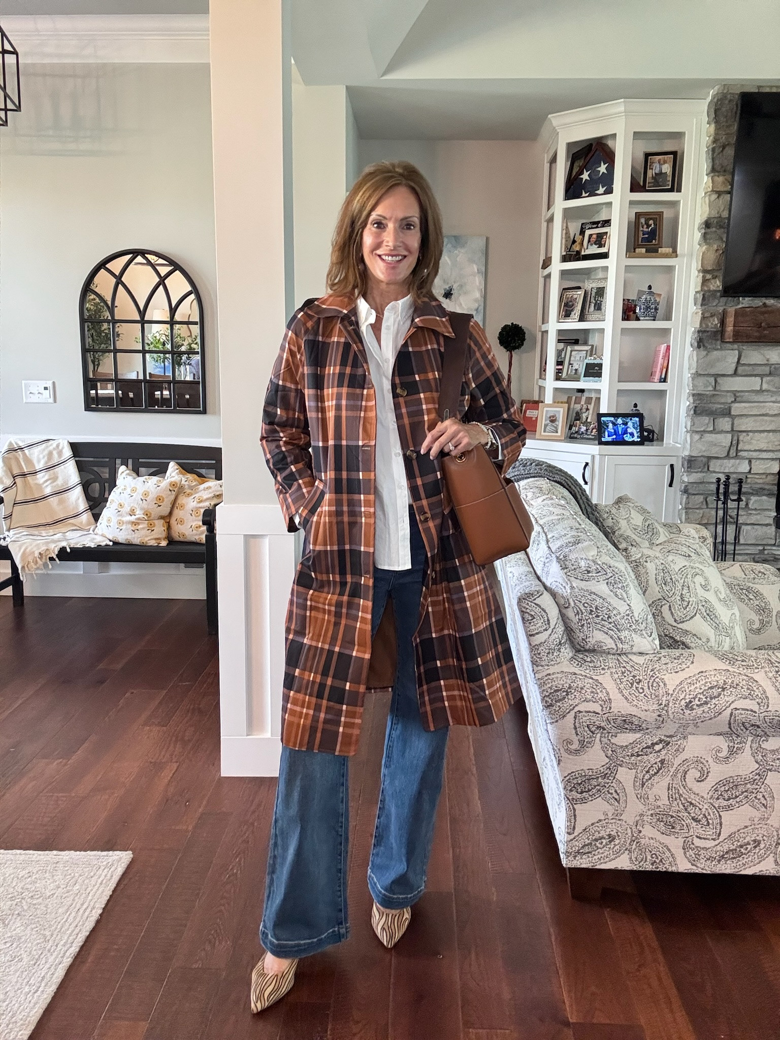 This is an Amazon jacket and the quality is so good!! Plaid jacket - medium White shirt - medium Jeans - medium
Fall jackets Fall style

#LTKTravel #LTKMidsize #LTKSeasonal