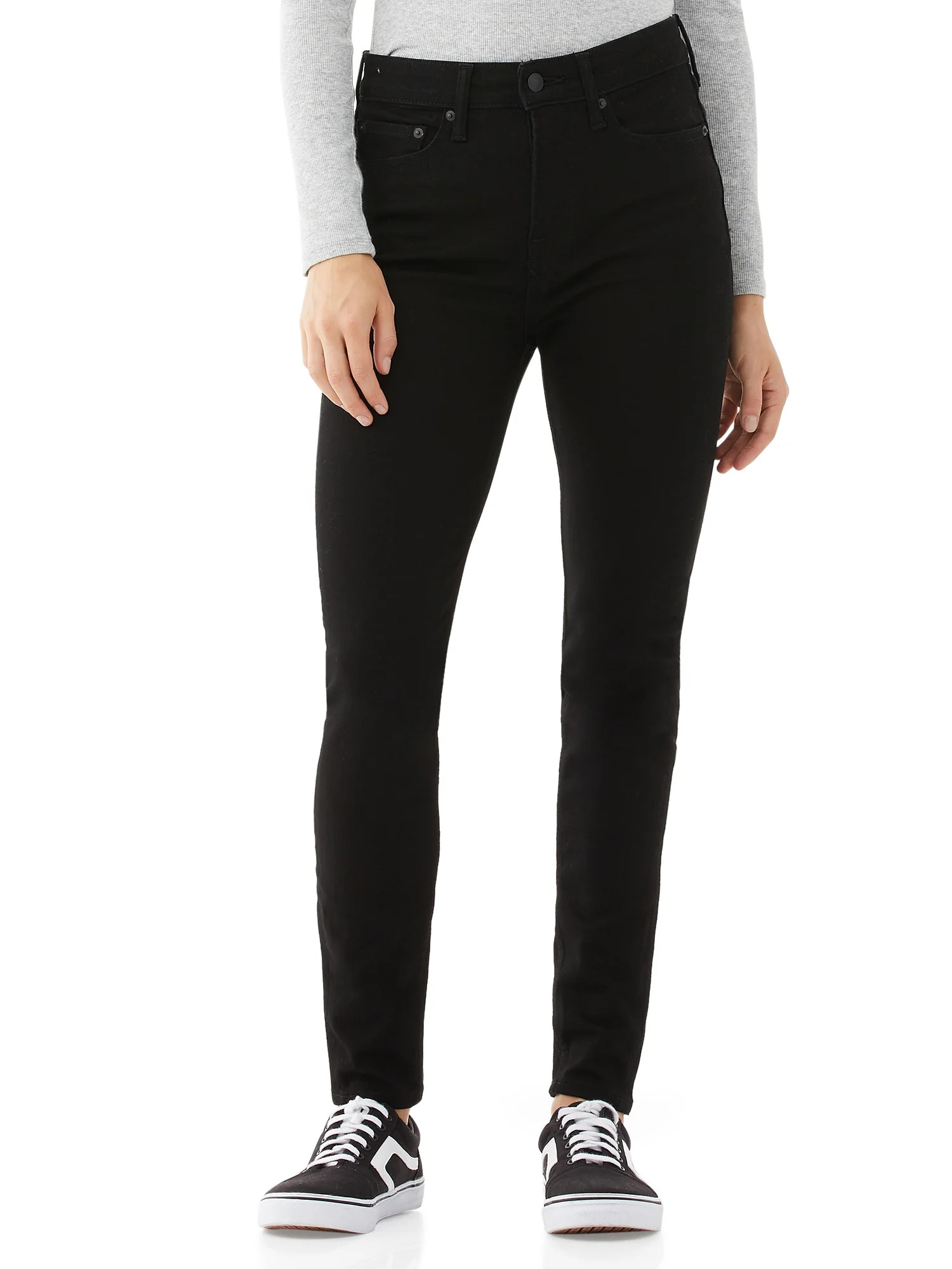 Free Assembly Women's High Rise Skinny Jeans | Walmart (US)
