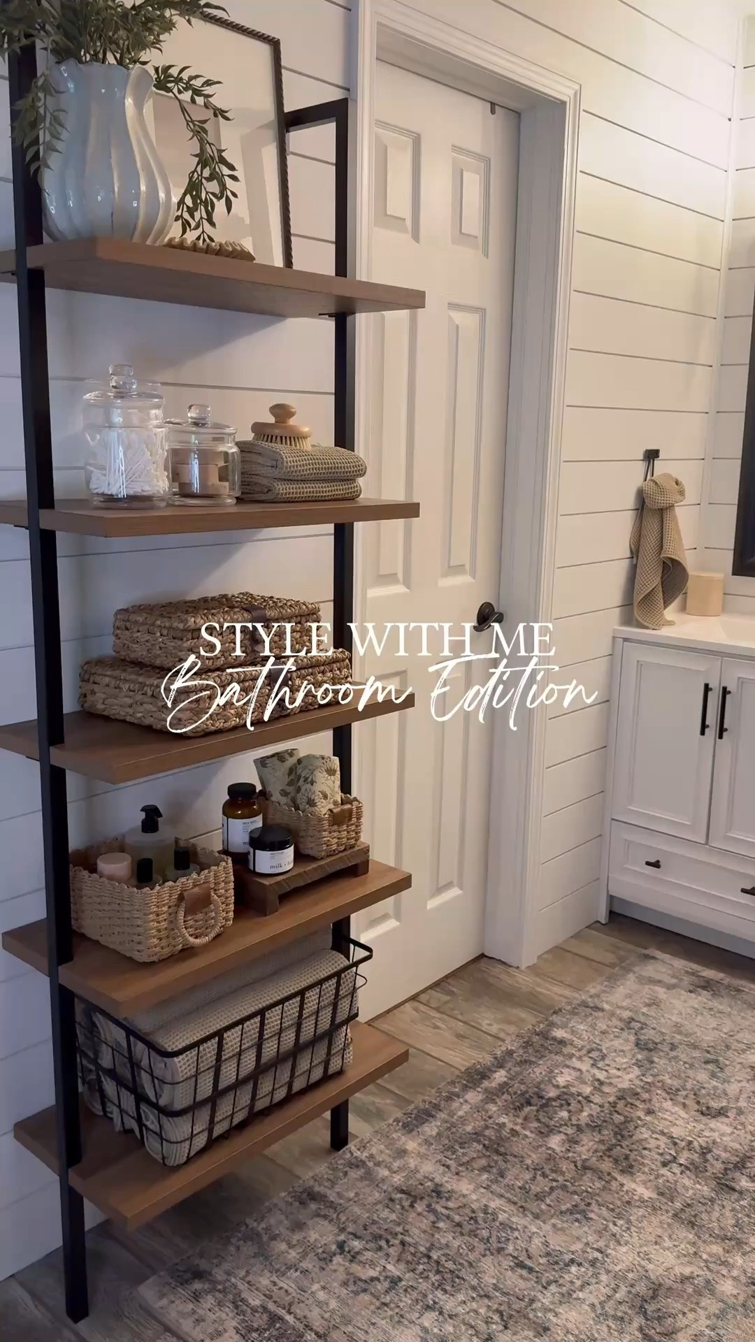 Amazon Bathroom Favorites. 
Follow @farmtotablecreations on Instagram for more home finds & styling inspo.

A little shelf styling can go a long way in creating a calm, collected bathroom space. I mixed natural textures—woven baskets, glass jars, soft waffle towels—for a functional yet pretty setup that keeps all the essentials close. From self-care staples to extra towels, every layer adds warmth and purpose.

#bathroomdecor #bathroomstyling #neutralhome #shelfie #bathroomorganization #ltkbathroom #ltkfinds #shelfstyling #bathroomdetails #homestyle #shelforganizing #amazonfinds #amazon #amazonbathroom





#LTKSaleAlert #LTKHome
