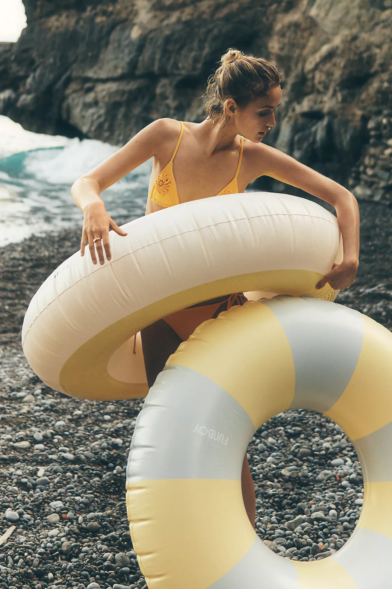 Sunnylife Tube Pool Ring | Anthropologie (US)
