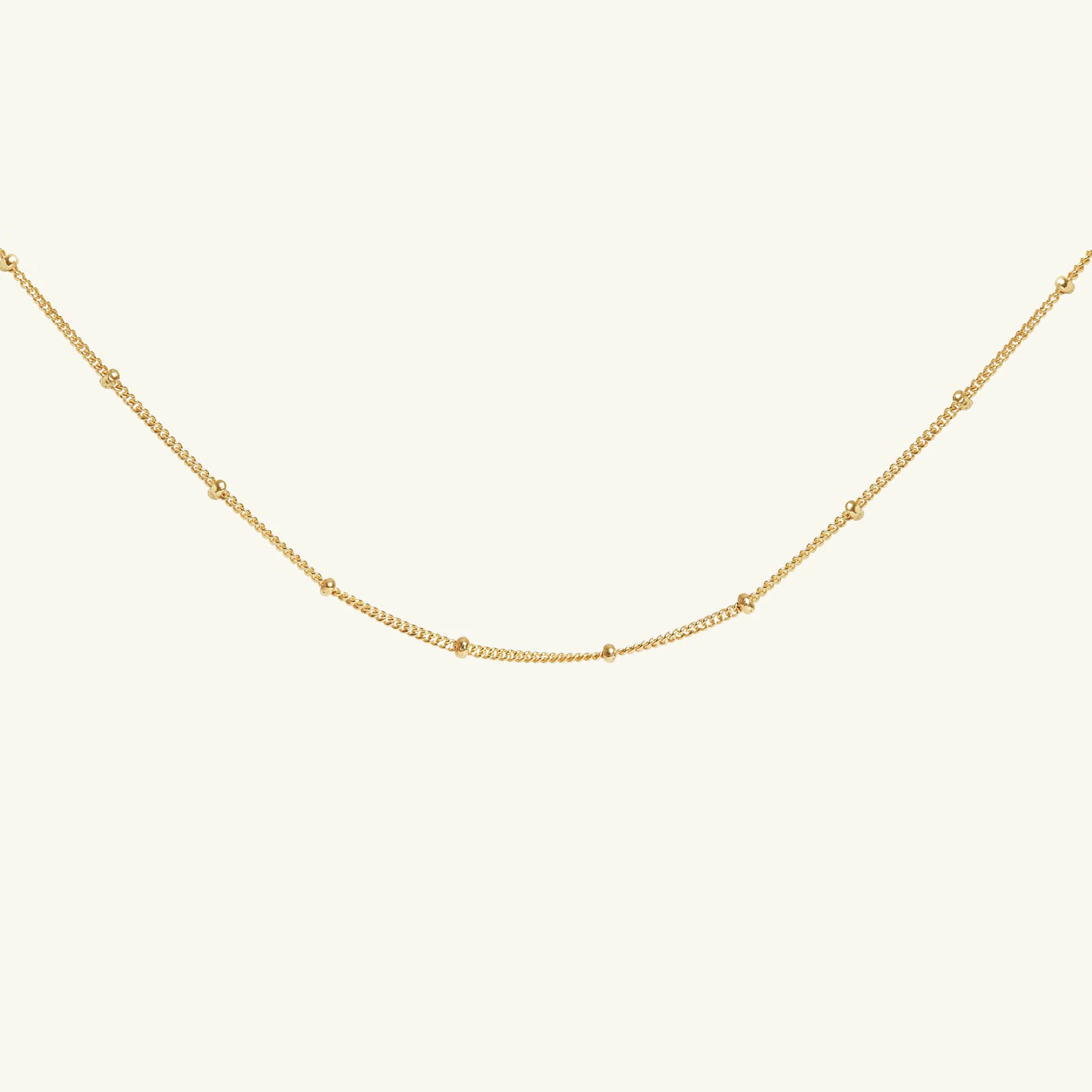 Dainty Choker, 18ct Gold-Plated Vermeil On Sterling Silver, Women's Necklace | Muru Jewellery.