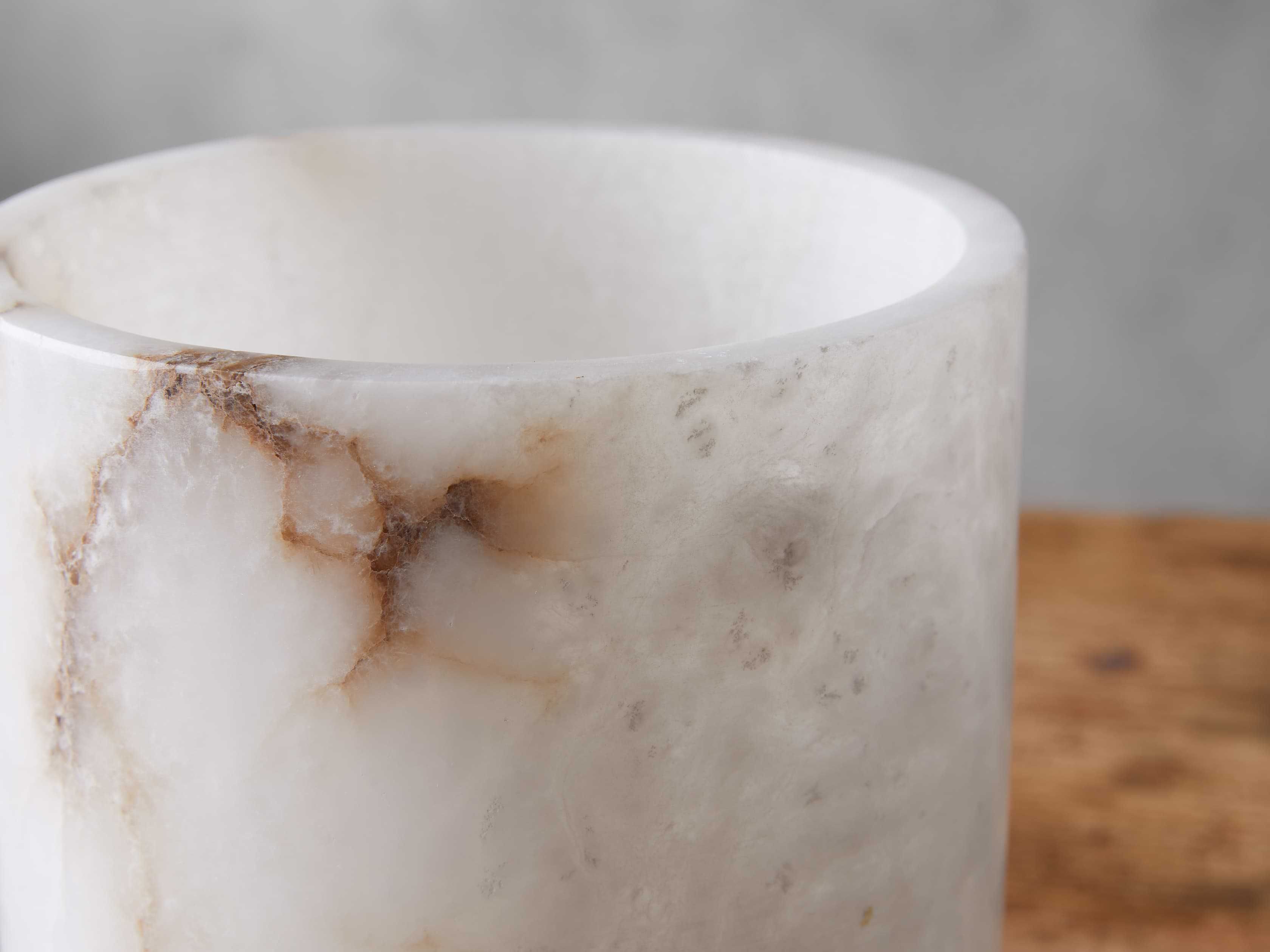 Alabaster Filled Candle | Arhaus
