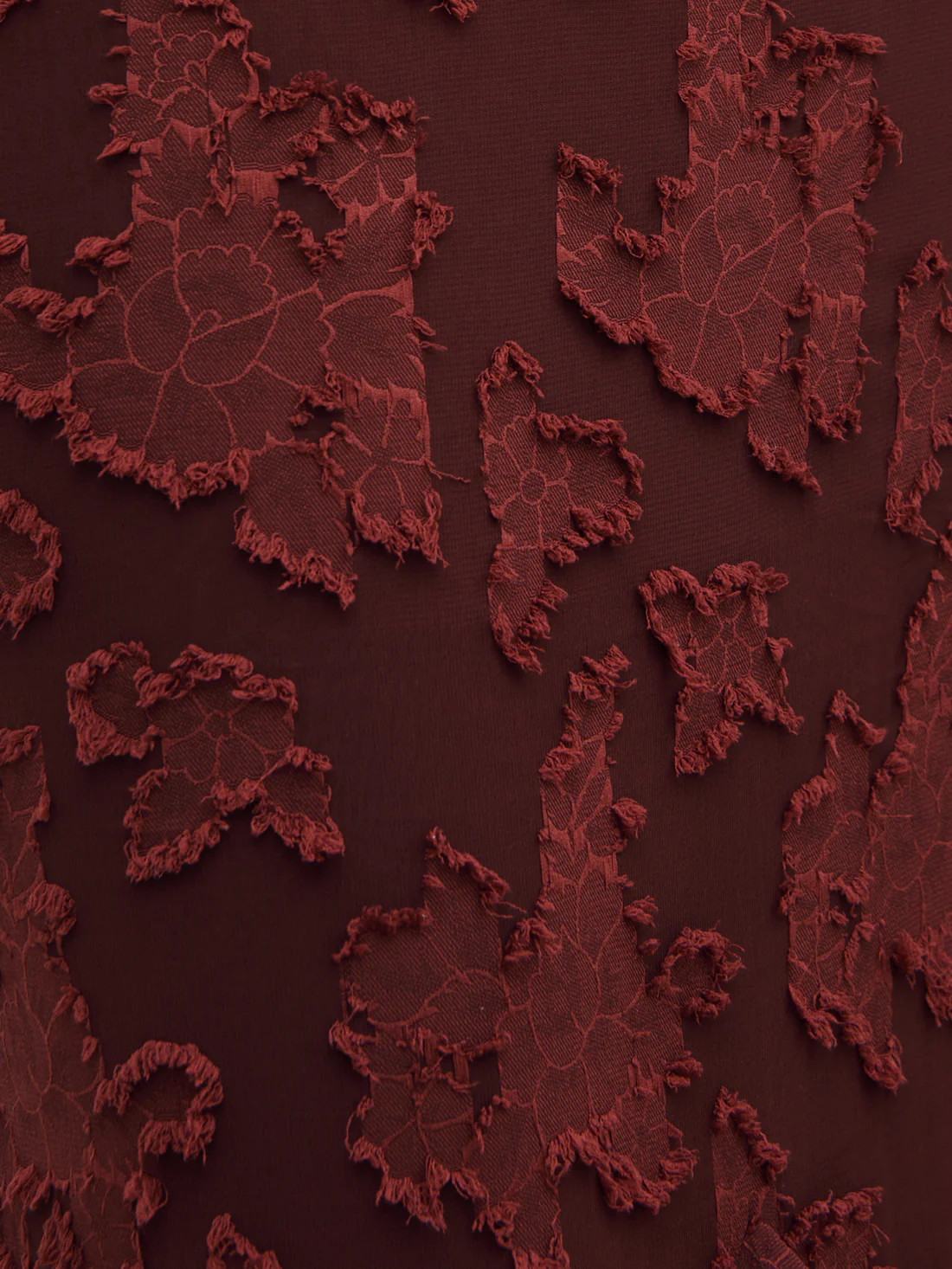 Helena Ruffle Jacquard Maxi Dress | Pretty Lavish (UK)