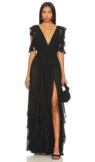 Selena Gown in Black | Revolve Clothing (Global)