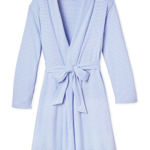 Pima Robe in Hydrangea | Lake Pajamas