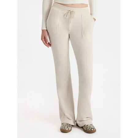 No Boundaries Fleece Flare Leg Pants 32.5 Inseam Women s | Walmart (US)