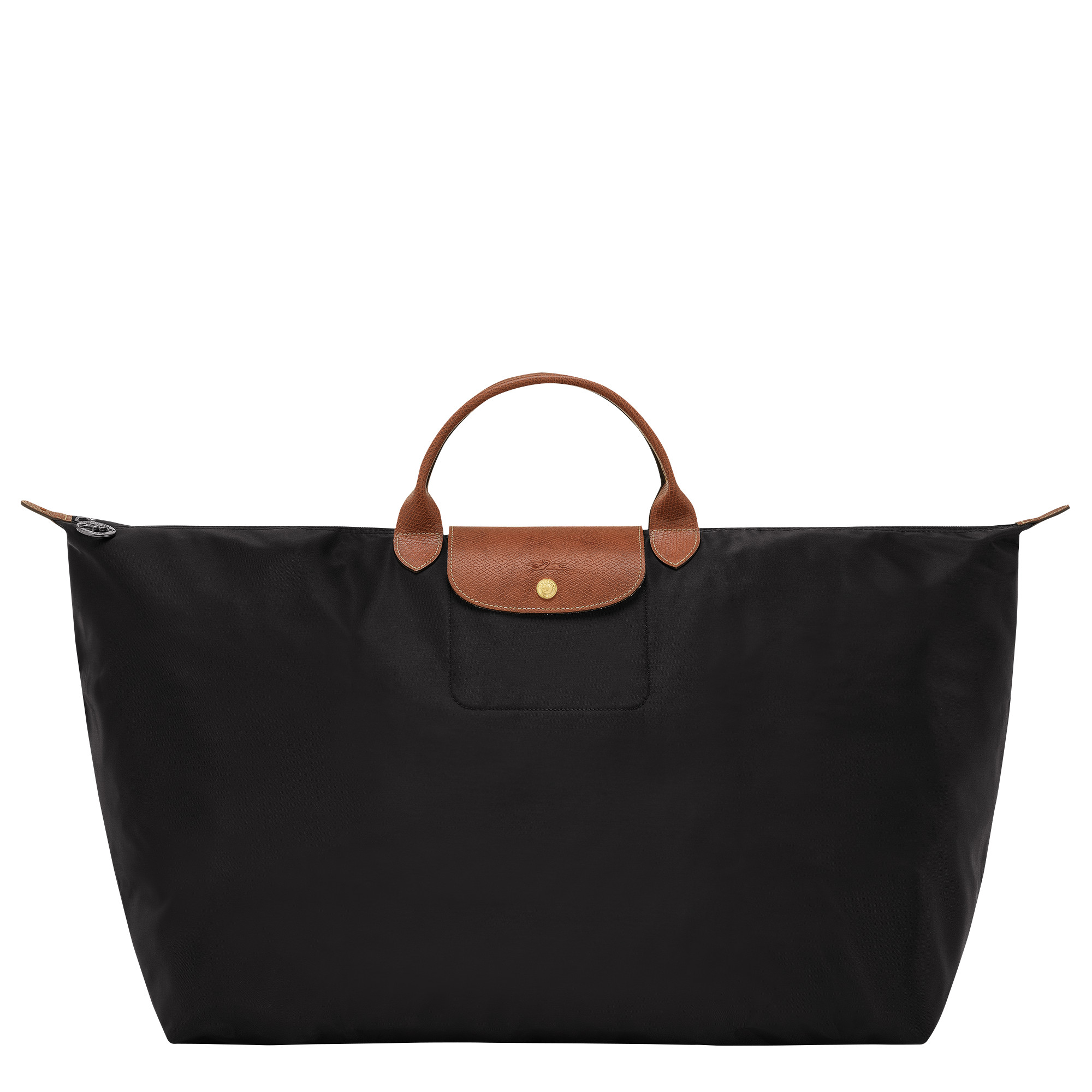 Le Pliage Original M Travel bag Black - Recycled canvas | Longchamp US | Longchamp
