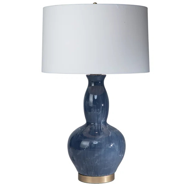 Natalie Mistic Navy Table Lamp | Wayfair Professional