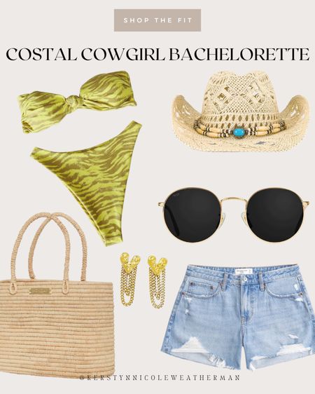costal cowgirl bachelorette party outfit for the girls! 
👙🐚☀️☁️

Bachelorette, costal cowgirl, cowgirl style, bride to be, bridesmaids, beach bag, beach style

SummerFashion, SummerStyle, SummerOutfits, SummerVibes, Beachwear, SunshineStyle, SummerWardrobe, BohoSummer, SummerDress, TropicalStyle, ResortWear, SummerTrends, CasualSummer, VacationOutfit, PoolsideStyle

#LTKStyleTip #LTKSwim #LTKFindsUnder100