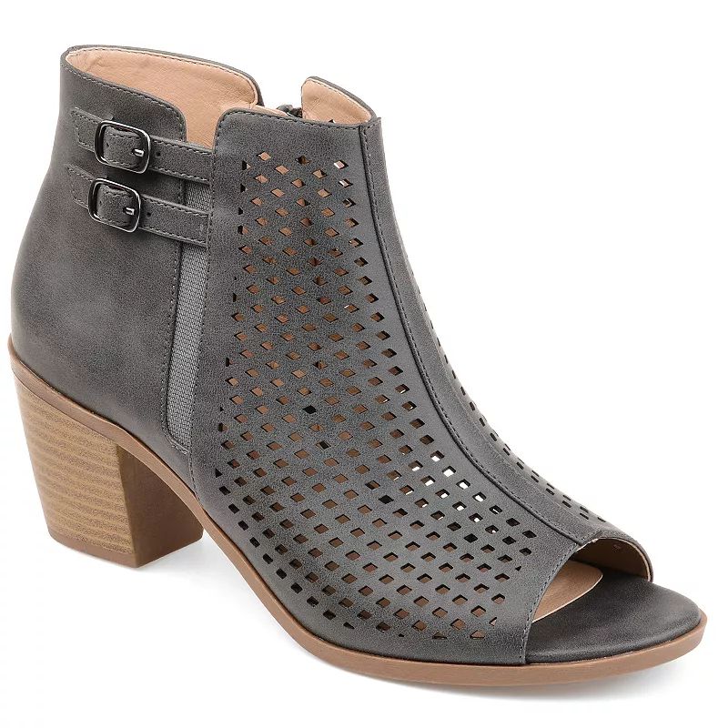 Journee Collection Harlem Women's Ankle Boots, Size: 5.5, Grey | Kohl's