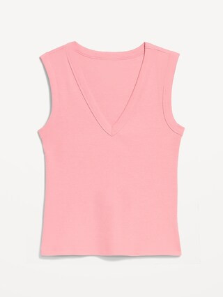 Snug Crop V-Neck Tank Top | Old Navy (US)