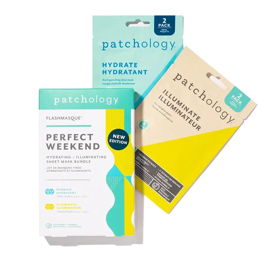 Patchology | The Perfect Weekend 5 Minute Sheet Masks Kit | Patchology