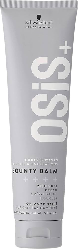 Schwarzkopf NEW OSiS+ Bounty Balm Rich Curl Cream | Anti-Frizz, Enhances Curls & Waves | Helps Re... | Amazon (CA)