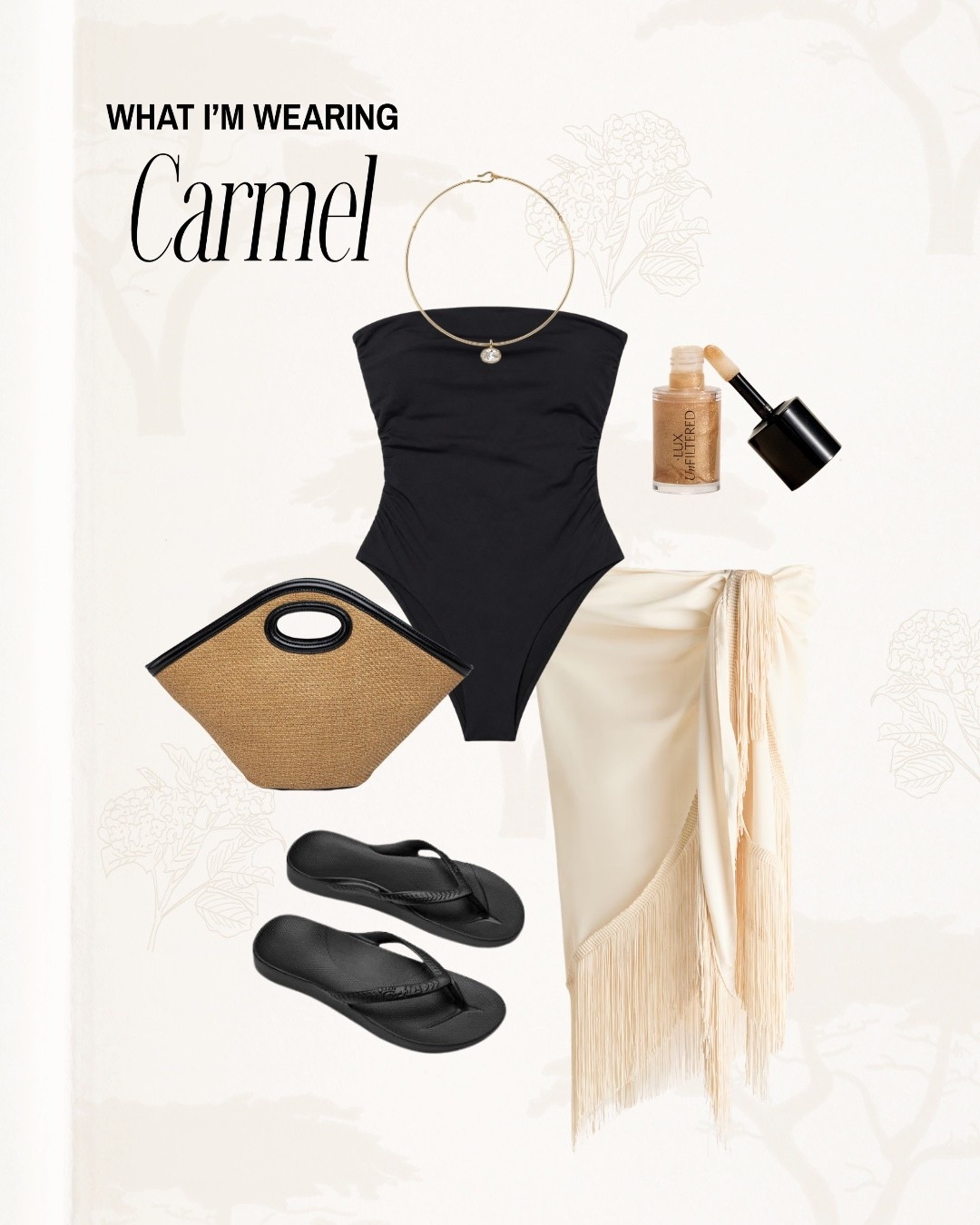 Beach day in Carmel!!! 

Amazon finds, Amazon accessories, lip gloss, beauty, pool day, swimsuit, bikini, one piece, travel finds, Hawaii, California, Europe, beach bag, Archie’s