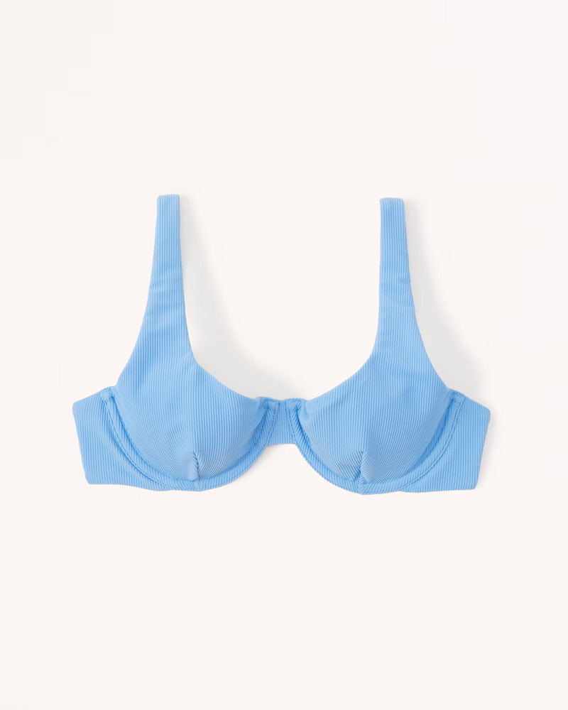 Wide Strap Underwire Bikini Top | Abercrombie & Fitch (US)