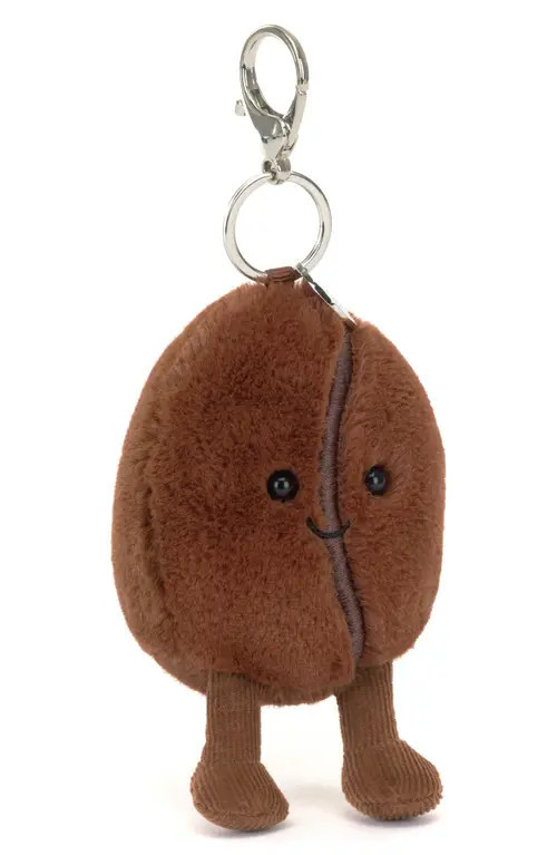 Jellycat Amuseables Coffee Bean Bag Charm in Brown at Nordstrom | Nordstrom