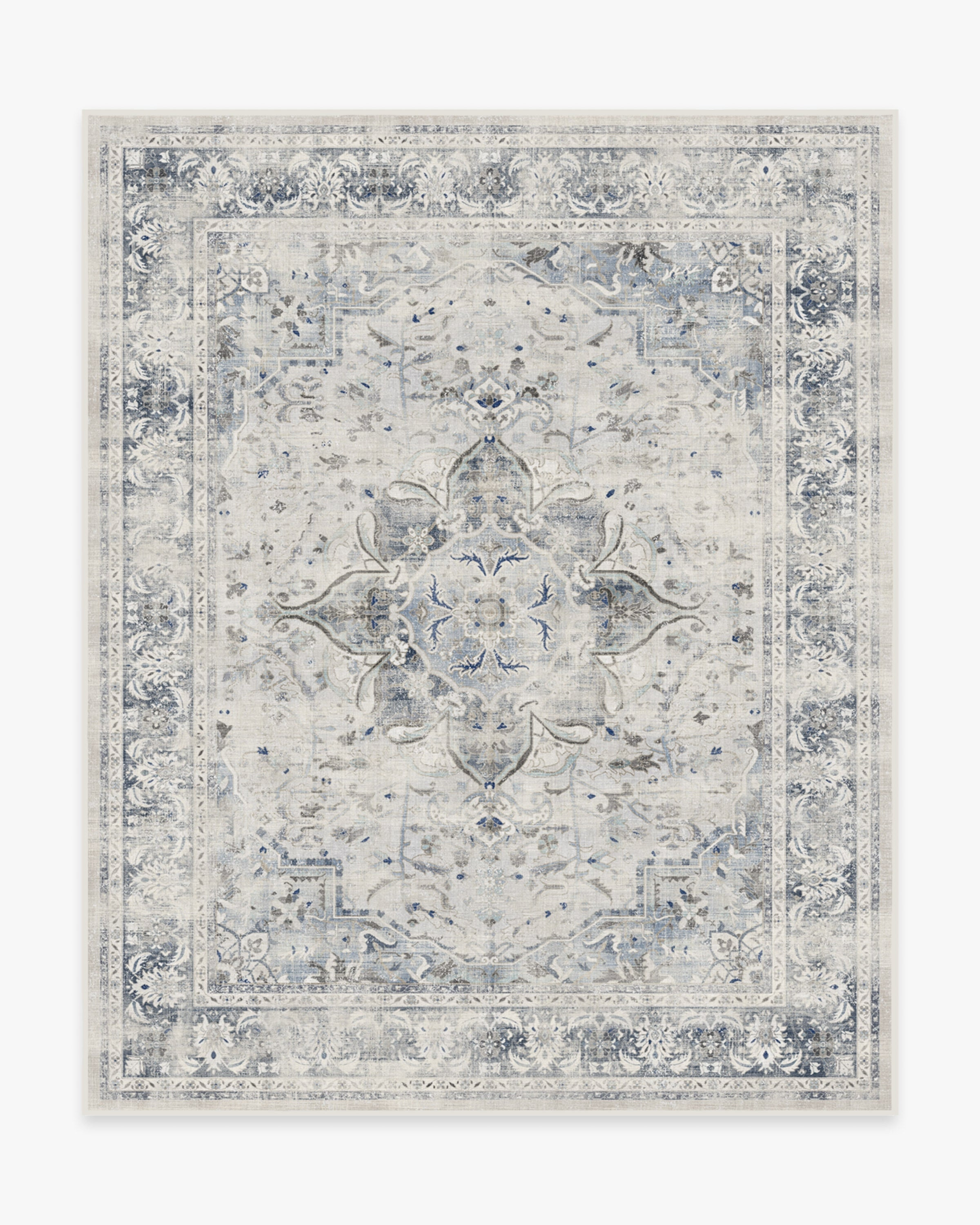 Sarrah Blue Quartz Rug | Ruggable