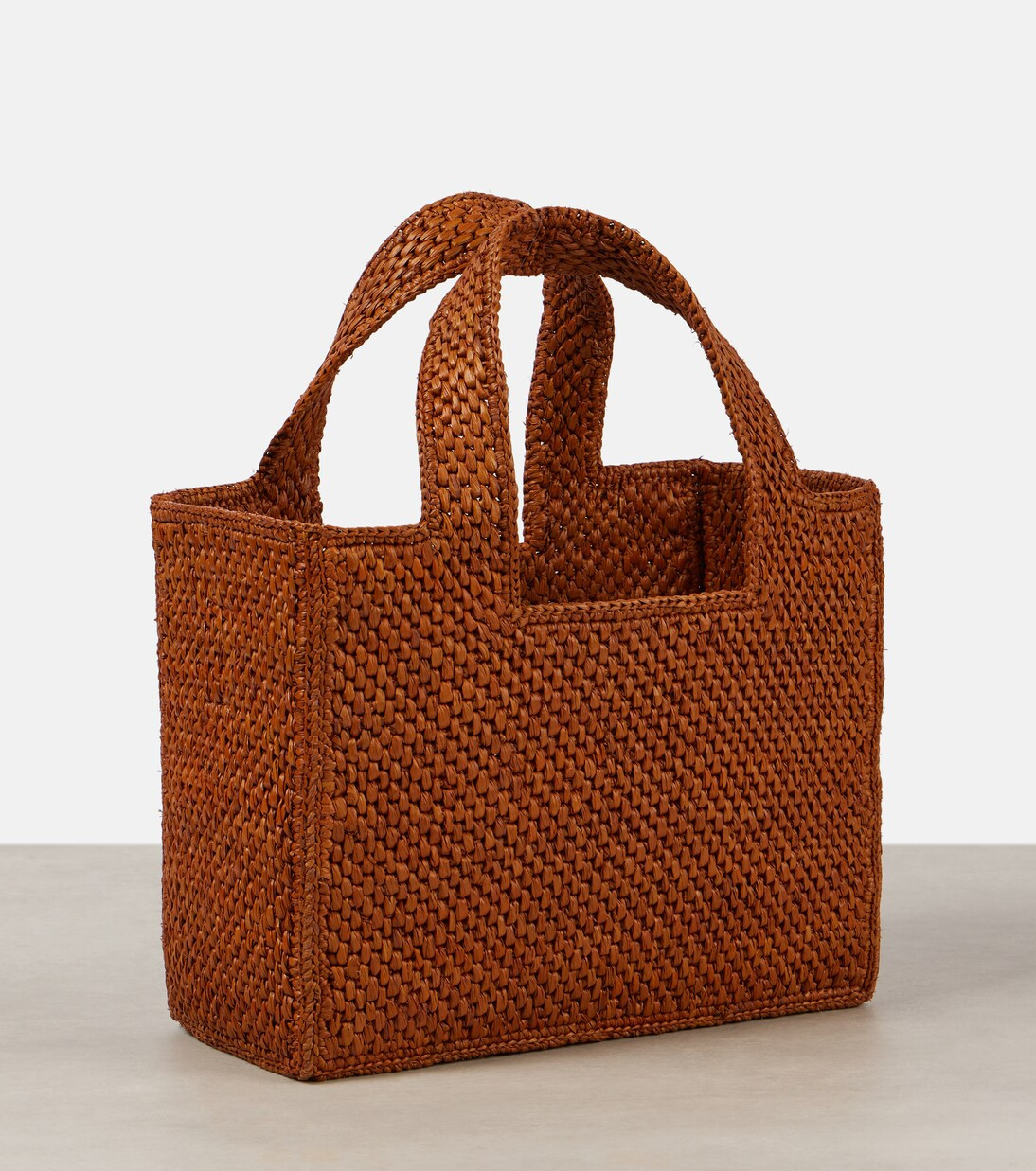 Paula's Ibiza Font Small raffia tote bag | Mytheresa (UK)