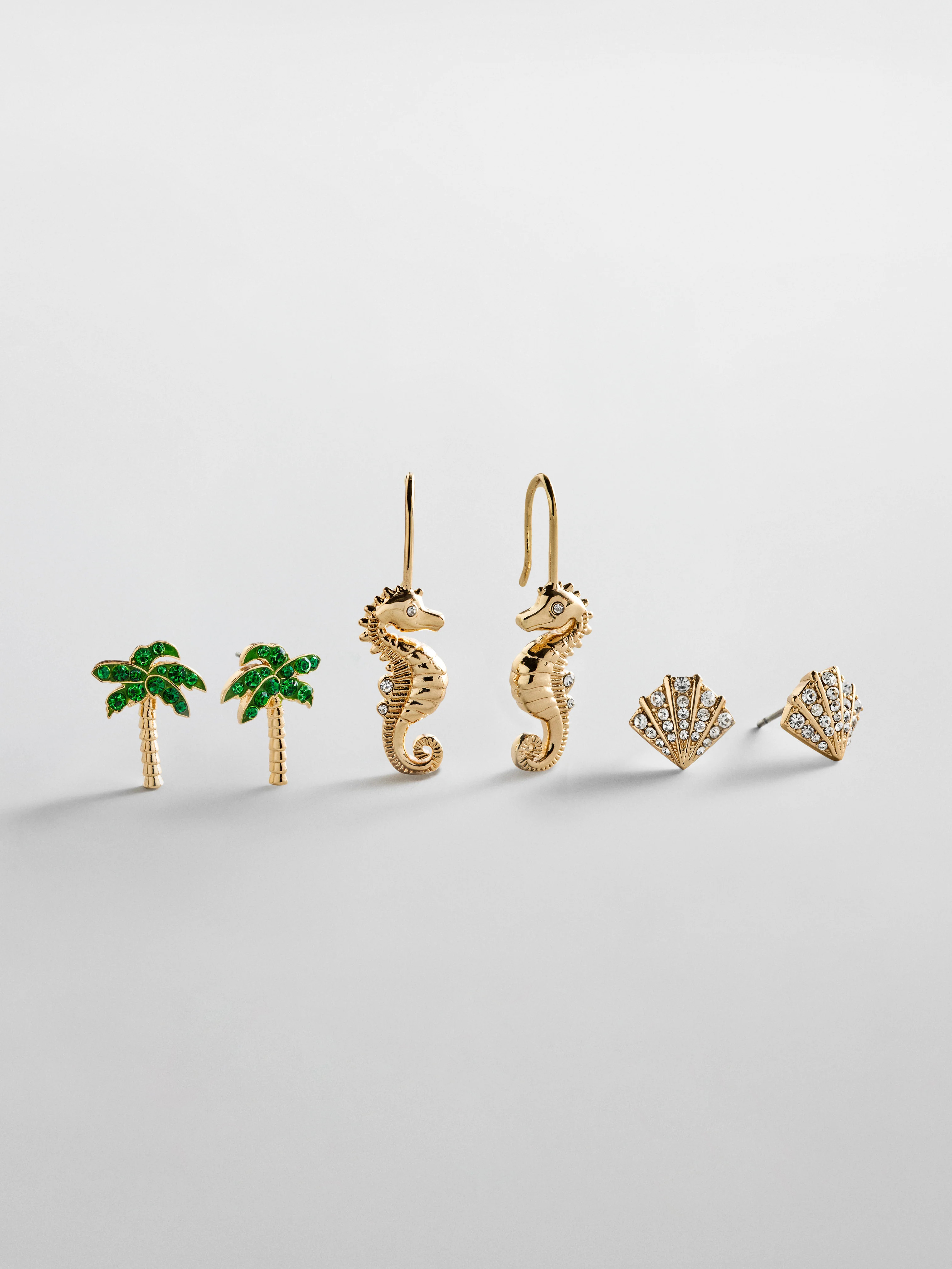 On the Horizon Earring Set - Seahorse | BaubleBar