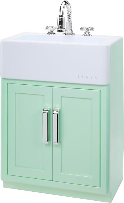 Little Tikes Sweet Spaces Modular Kitchen Sink - Sea Foam Toy Sink with Working Faucet and Storage Cabinet, Water Activities for Children Ages 3+ Years | Amazon (UK)