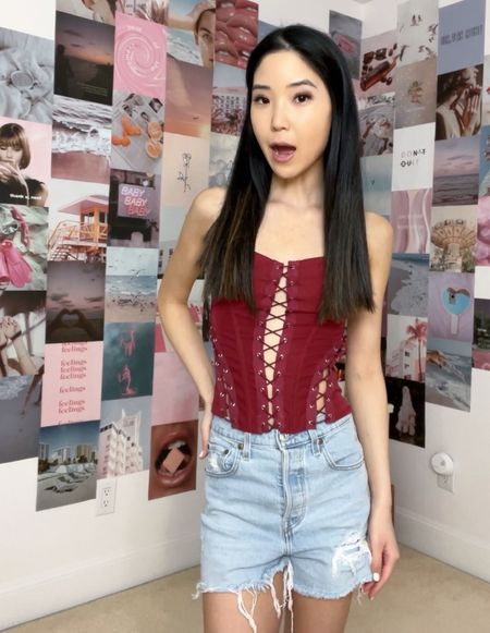 This corset top is so fun! Love that it’s longer so there’s more coverage (goes past my belly button)

#corset #datenight #party #bachelorette 

#LTKstyletip #LTKSpringSale #LTKparties