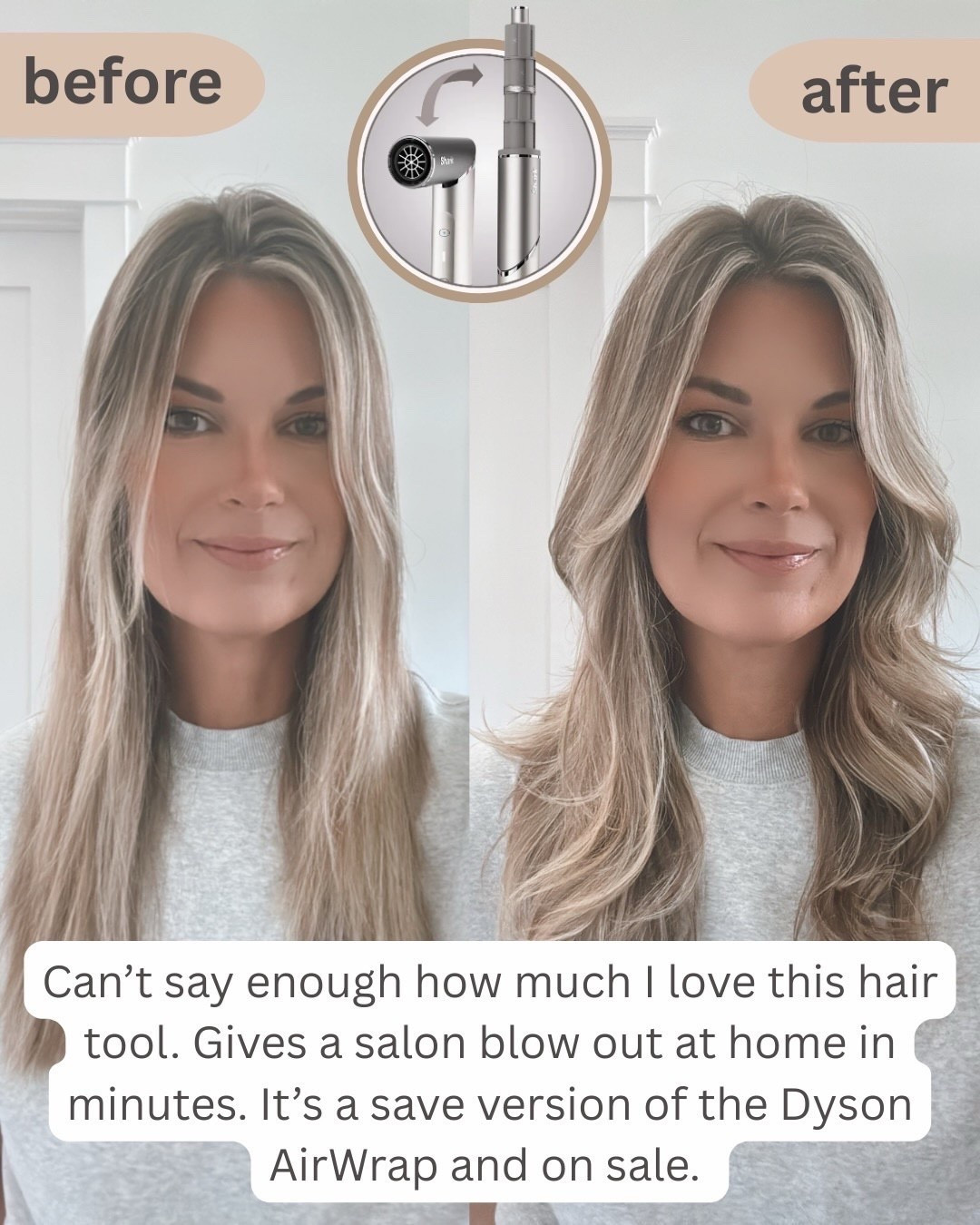 Loving this!!! You get a blow out look at home 🙌🏻🙌🏻

#LTKdayinmylife #LTKBeauty #LTKselfcare