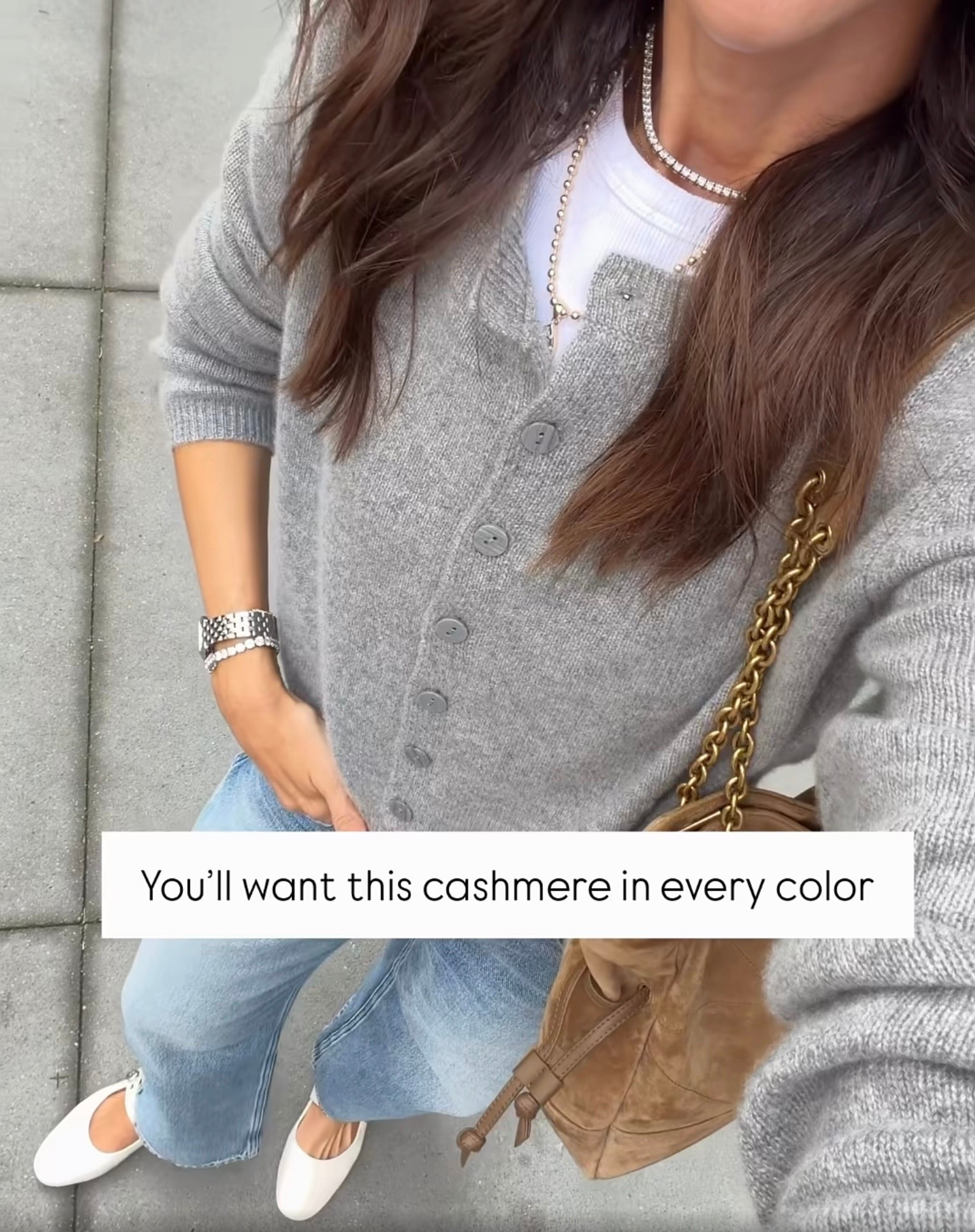 This cashmere cardigan is the kind of piece you’ll keep coming back to every fall. The soft texture, classic button front, and easy fit make it perfect with denim, trousers, or layered over your favorite basics.

cashmere cardigan, cashmere sweater, fall sweater, luxury basics, neutral fall outfit, cardigan outfit, cozy fall style, timeless wardrobe, everyday sweater, elevated basics, annabrstyle

#LTKootd #LTKSeasonal #LTKOver40