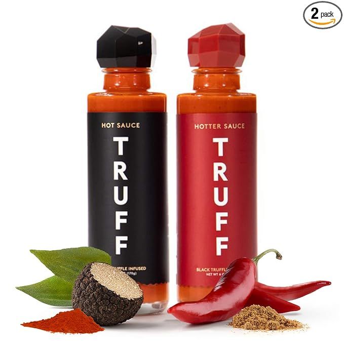 Amazon.com : TRUFF Original and Hotter Black Truffle Hot Sauce 2-Pack Bundle, Gourmet Hot Sauce S... | Amazon (US)
