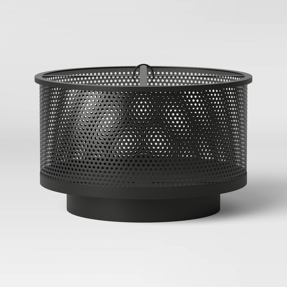 Round Wood Burning Fire Pit - Black - Project 62 | Target