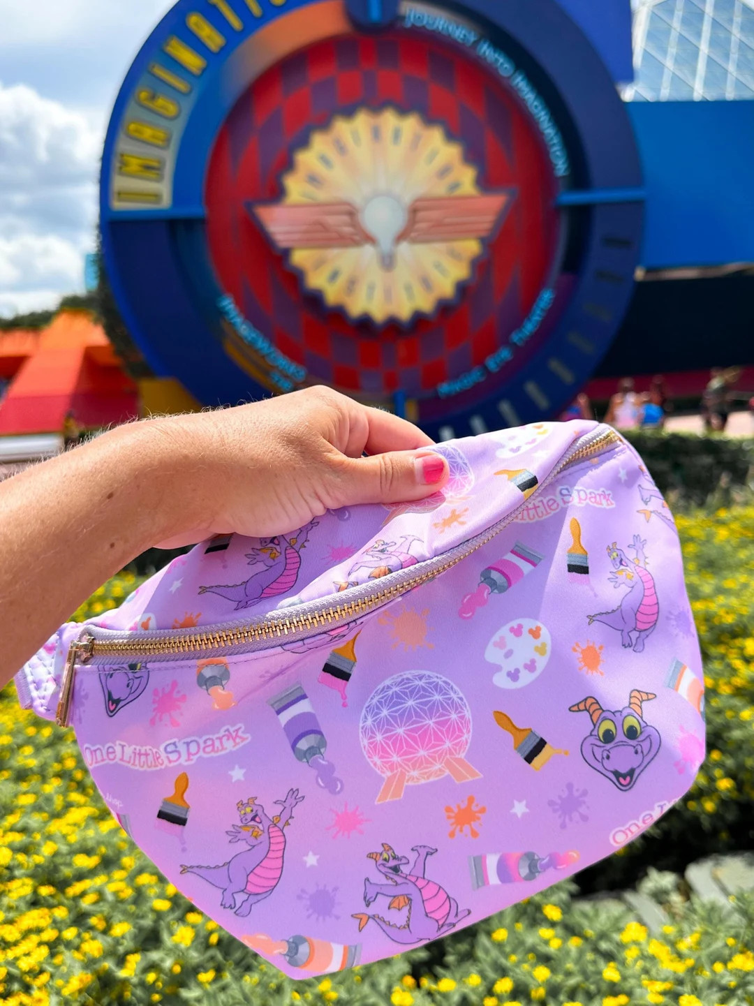 Figment Print Fanny Pack. Figment Fanny Pack. Epcot Festival of the Arts Fanny. Disney Fanny Pack... | Etsy (US)