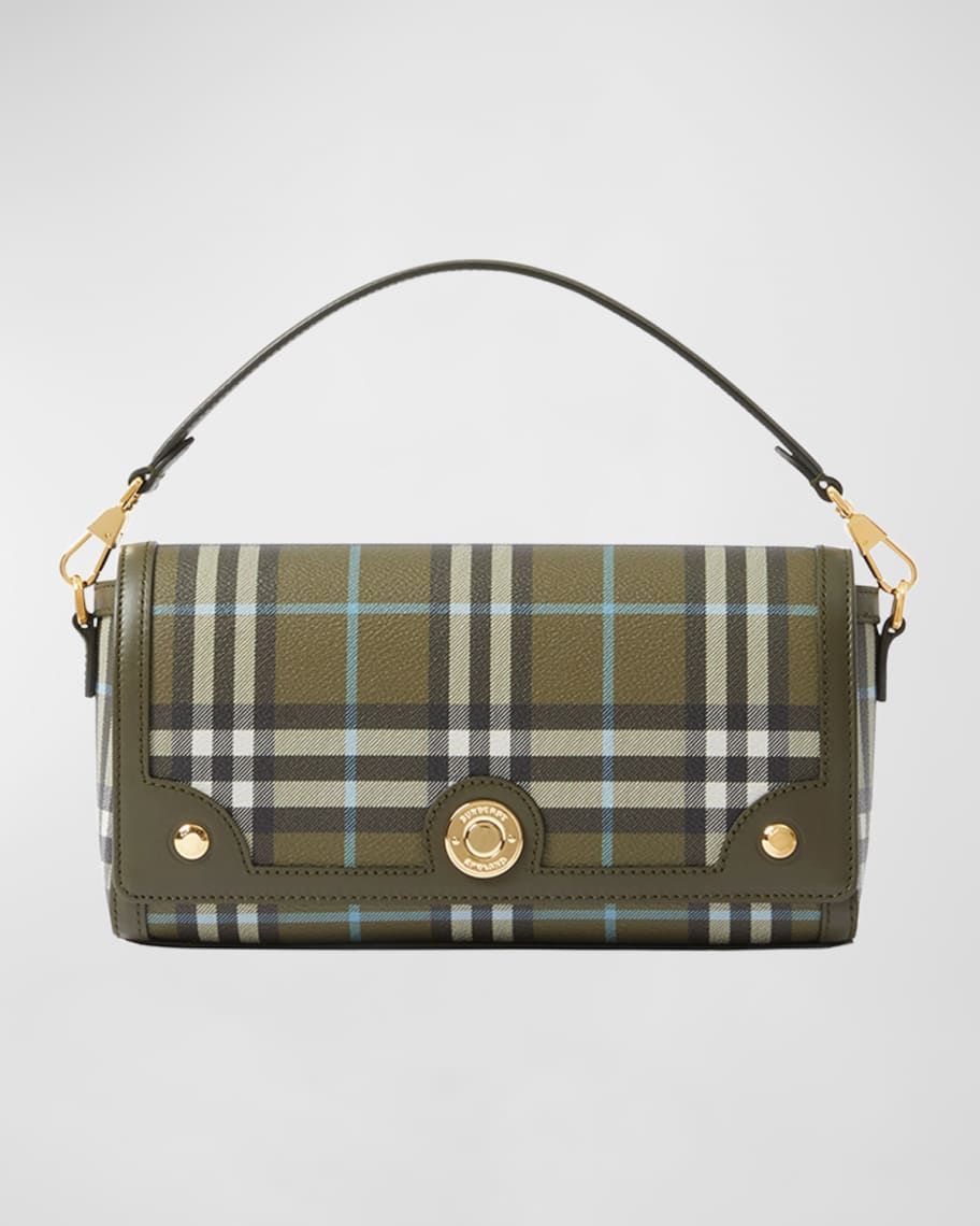 Burberry Note Small Check Crossbody Bag | Neiman Marcus