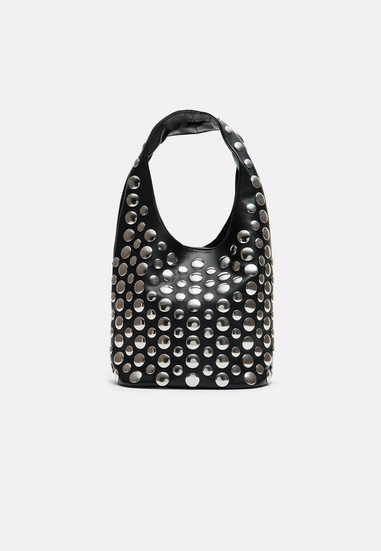 Schultertasche mit Nieten | Stradivarius DE