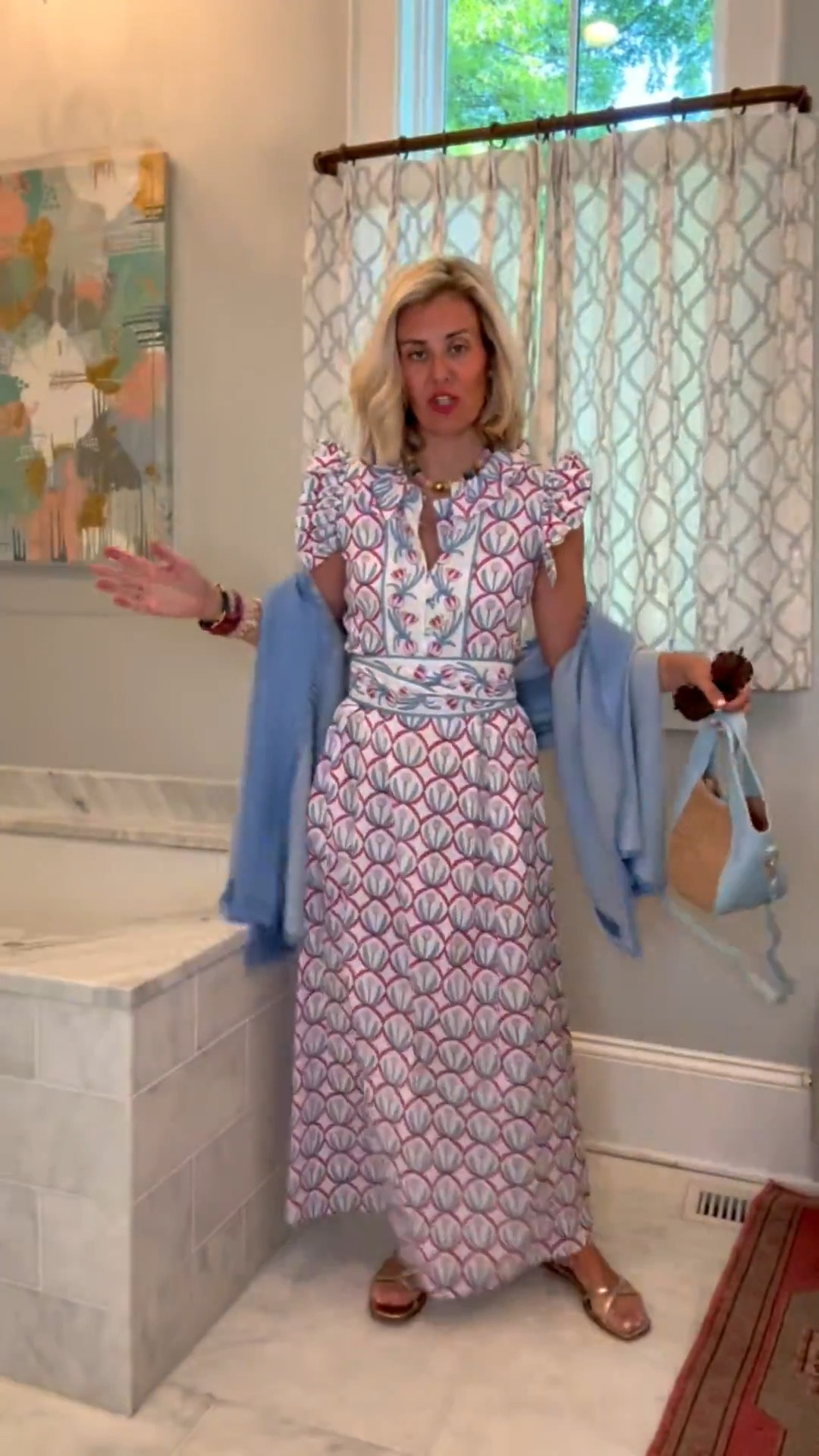 Quite possibly one of the best dresses of all time! Showing you how accessories can totally take a dress from day to night! 
Dress- xs
Sandal - 8 tts 
*Use code mixandmatch15 at Sue Sartor 
*Use code Catherine20 at A+B

#LTKstorytime #LTKSeasonal #LTKOver40