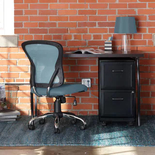 Space Solutions 18" Deep 2-drawer Mobile File Cabinet, Black | Bed Bath & Beyond