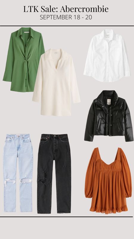 Get exclusive deals from Abercrombie during the LTK in app sale happening 9/18-9/20! Here’s some of my favorite pieces! #competition 

#LTKSale #LTKsalealert #LTKSeasonal