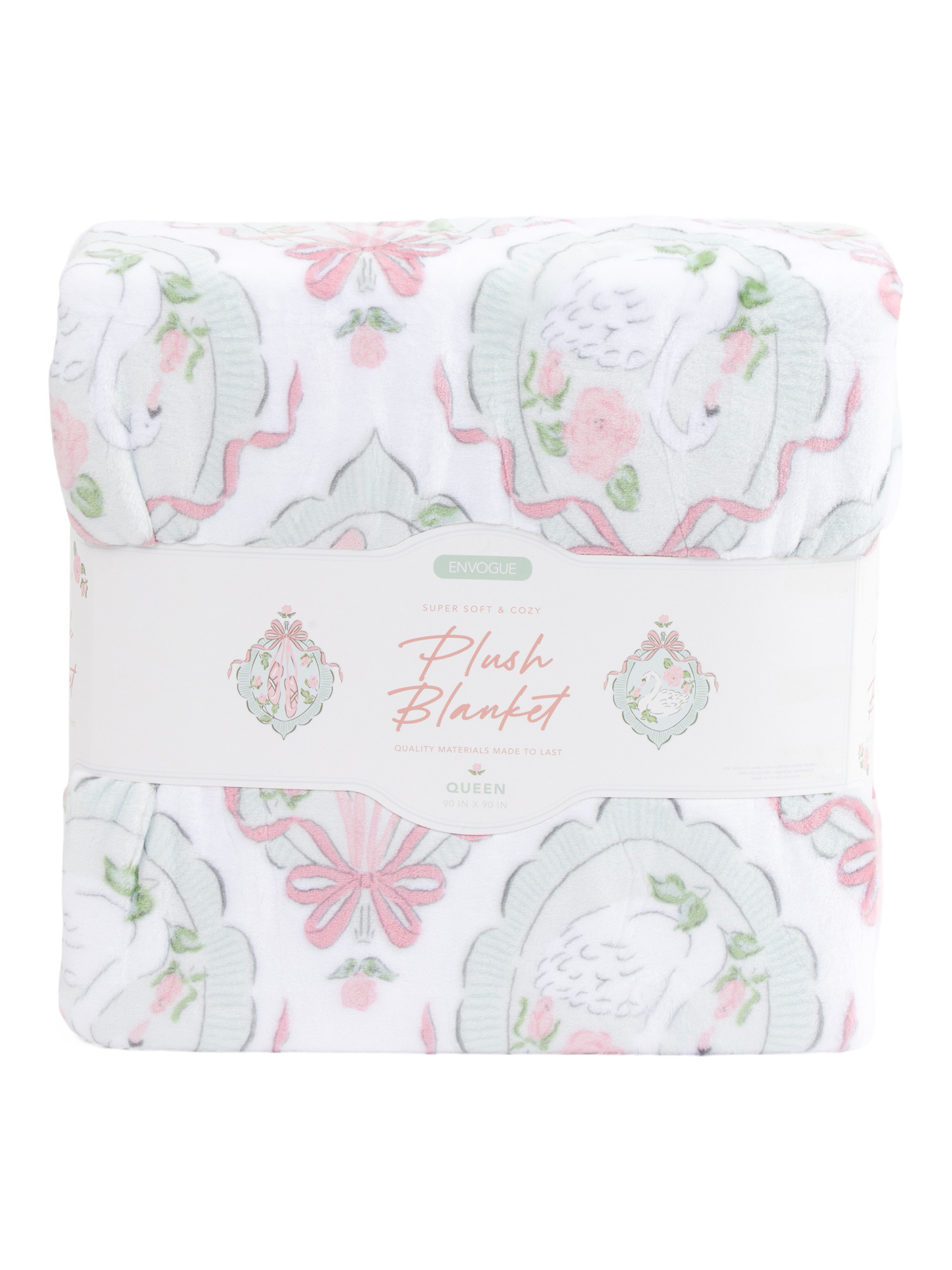 Coquette Ballet And Swans Blanket | TJ Maxx