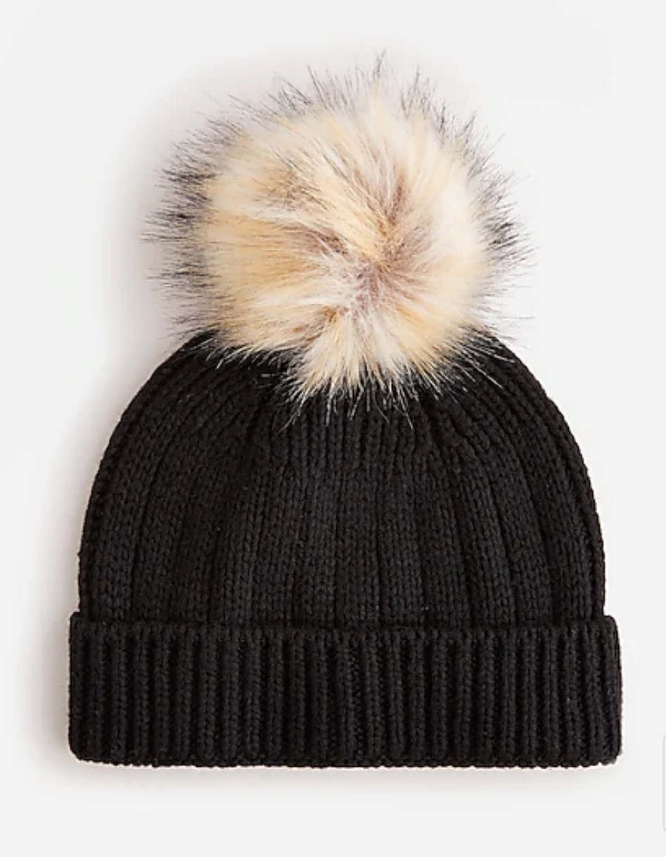 Jcrew ribbed Pom Pom Beanie 

#LTKHoliday #LTKSeasonal #LTKGiftGuide