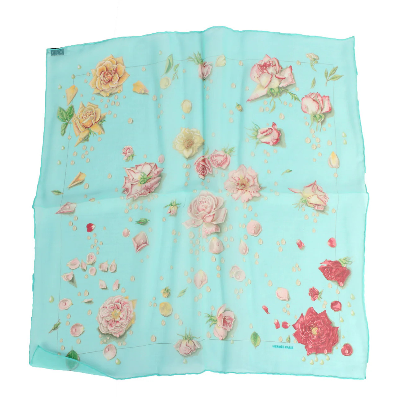Small Floral Scarf | Keeks Designer Handbags