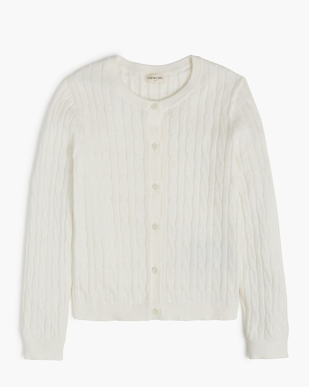 Girls' cable-knit Casey cardigan sweater | J.Crew Factory