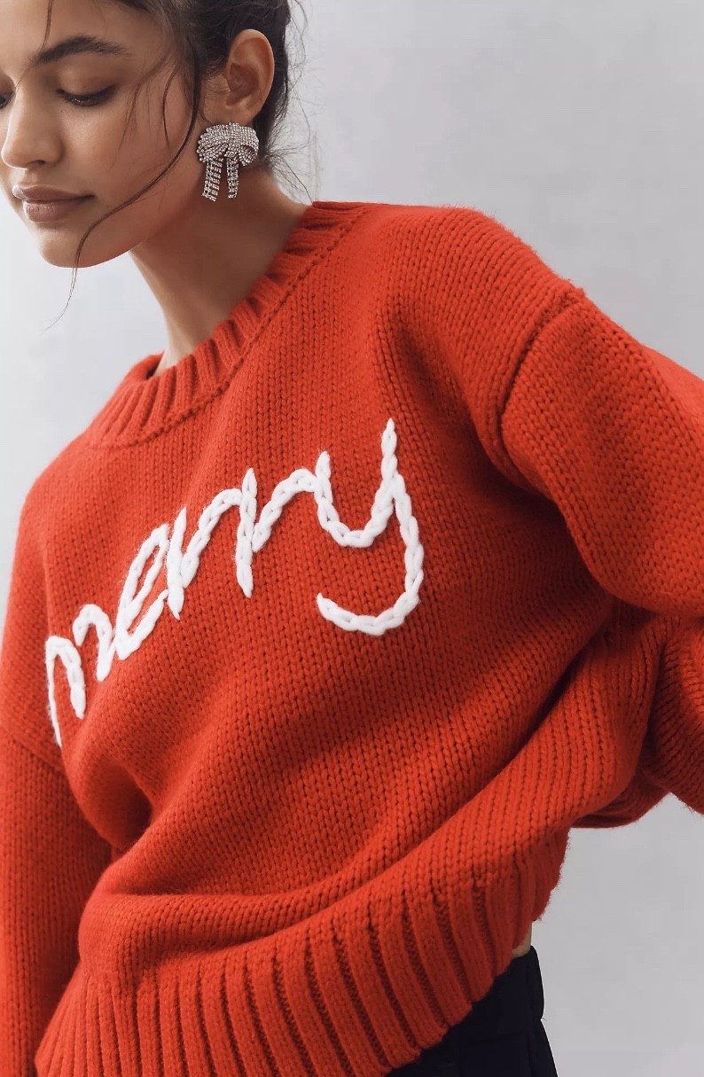 Holiday sweater. 

#LTKCyberWeek #LTKHoliday #LTKSeasonal